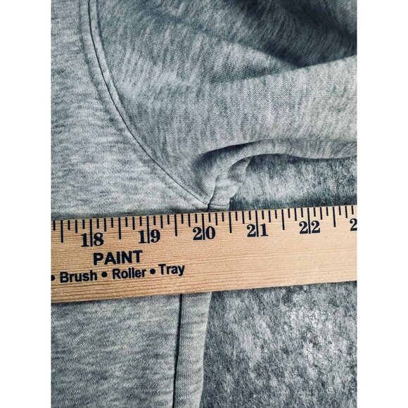 H&M Womens XS Nirvana Gray Hoodie With Green Smiley Graphic Grunge Band Music - Picture 6 of 8